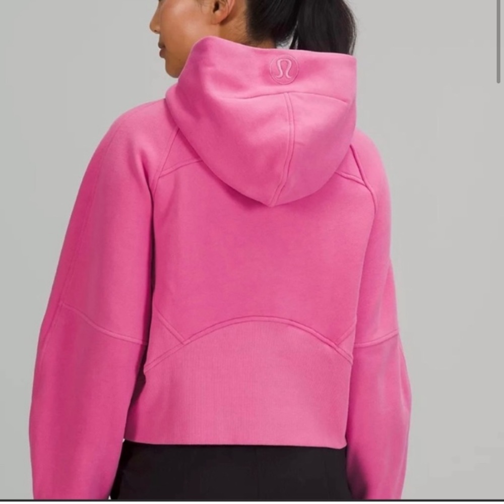 Lululemon Pink Blossom Scuba Oversized Half-Zip